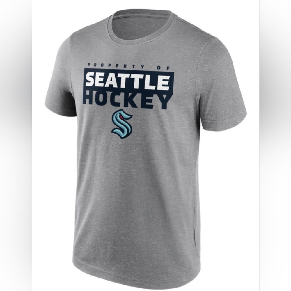 Seattle Kraken Fanatics Branded Gain Ground T-Shirt